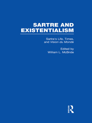 cover image of Sartre's Life, Times and Vision du Monde